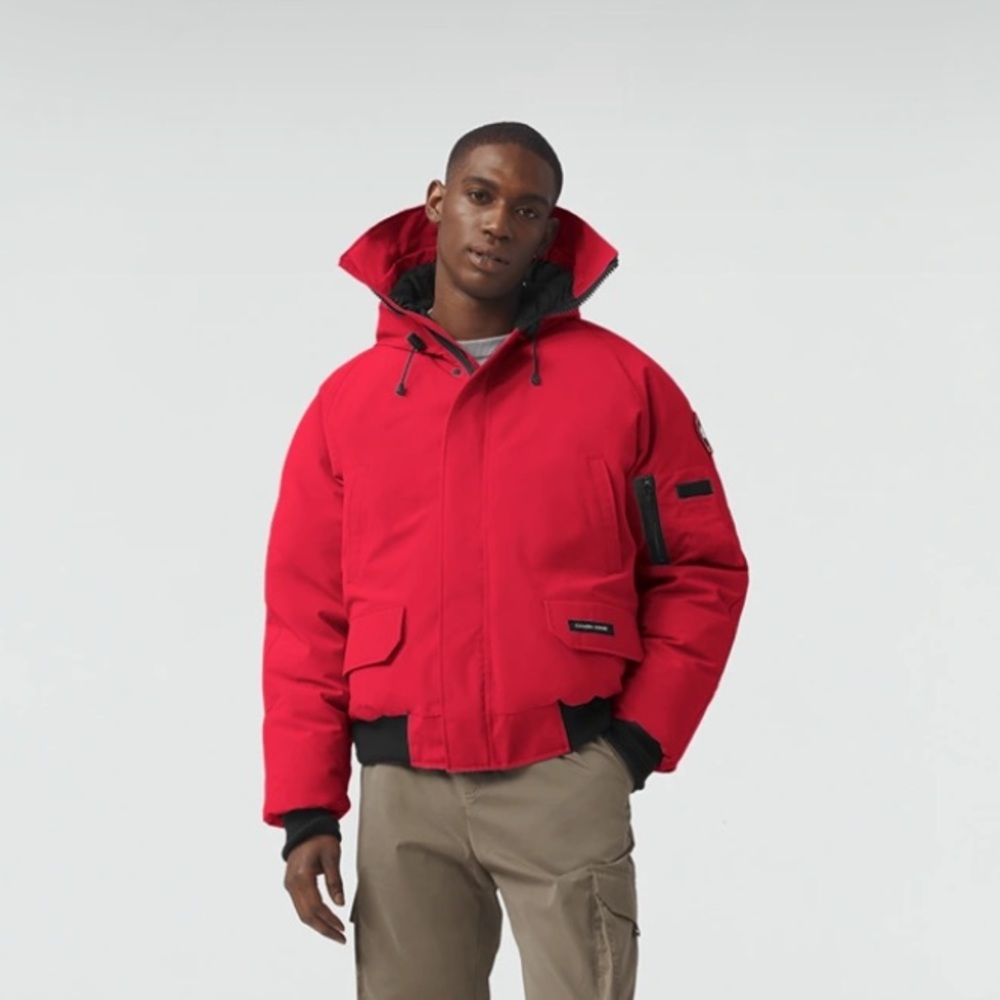 Canada Goose Men’s Chilliwack Bomber Heritage Jacket size XXL color red.